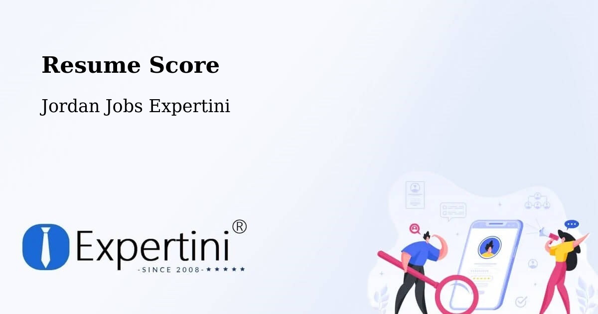 Resume Score & Job Description Match Tool – Şabḩā - Jordan Jobs Expertini